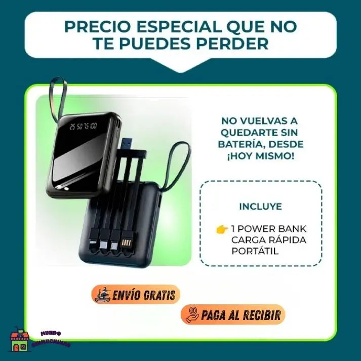 Voltix - Carga rápida 20W en cualquier lugar