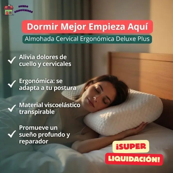 Almohada Cervical Ergonómica ¡LIQUIDACION!