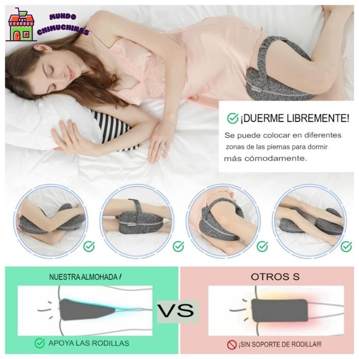 Almohada ortopédica para rodillas