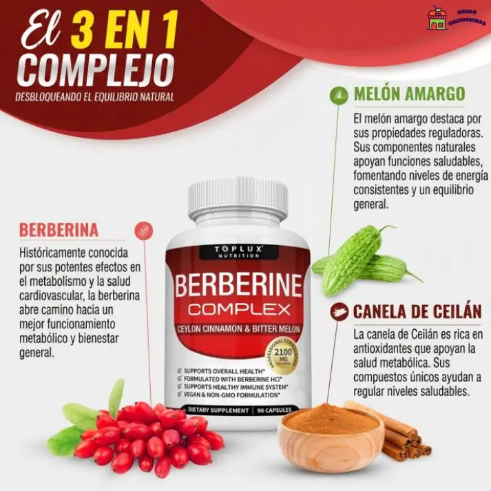 BERBERINA COMPLEX - Apoyo natural a tu metabolismo