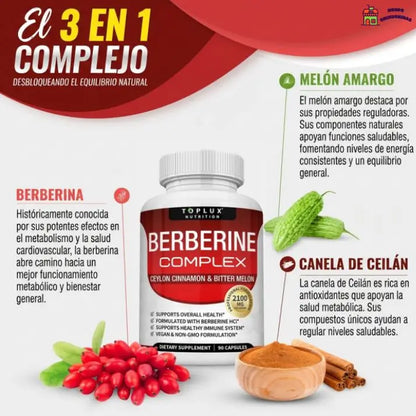 BERBERINA COMPLEX - Apoyo natural a tu metabolismo