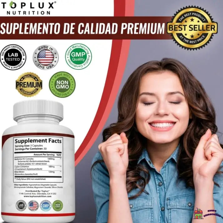 BERBERINA COMPLEX - Apoyo natural a tu metabolismo