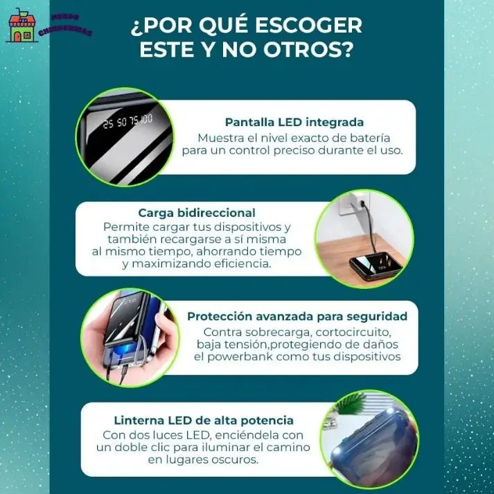 Voltix - Carga rápida 20W en cualquier lugar