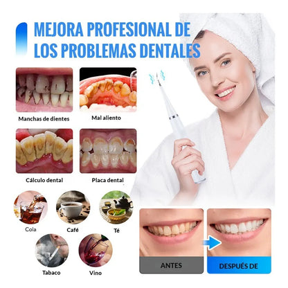 Limpiador Dental Eléctrico - Sonrisa más limpia y fresca cada día