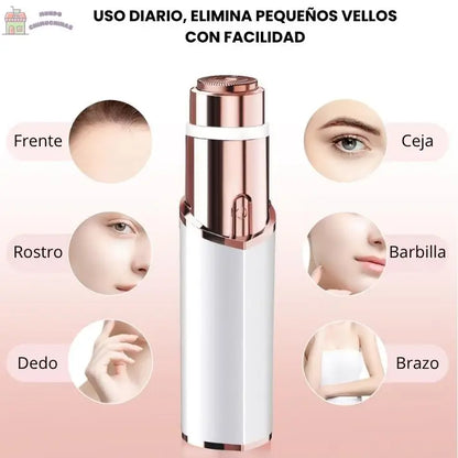 2 en 1 Depilador Mujer Facial Portátil
