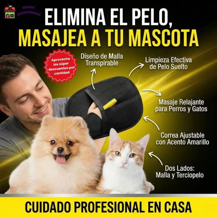 GloveClean - Adiós al pelo de mascotas en segundos