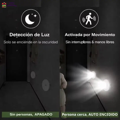 Noctura - Luz que se enciende sola al caminar de noche 👇Elige tu pack👇