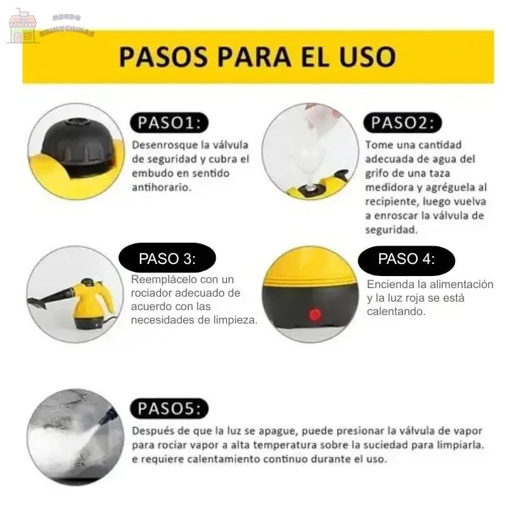 VapoClean Master - Hogar impecable con solo vapor