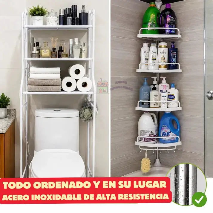 DuoSlim - Baño más grande y ordenado en minutos