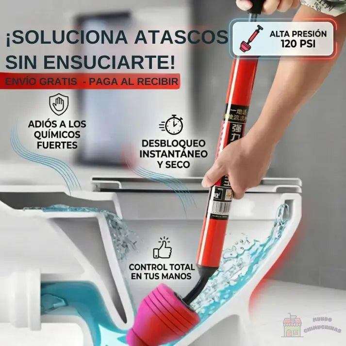 MaxiSopapo - Destapa cañerías en segundos y sin químicos