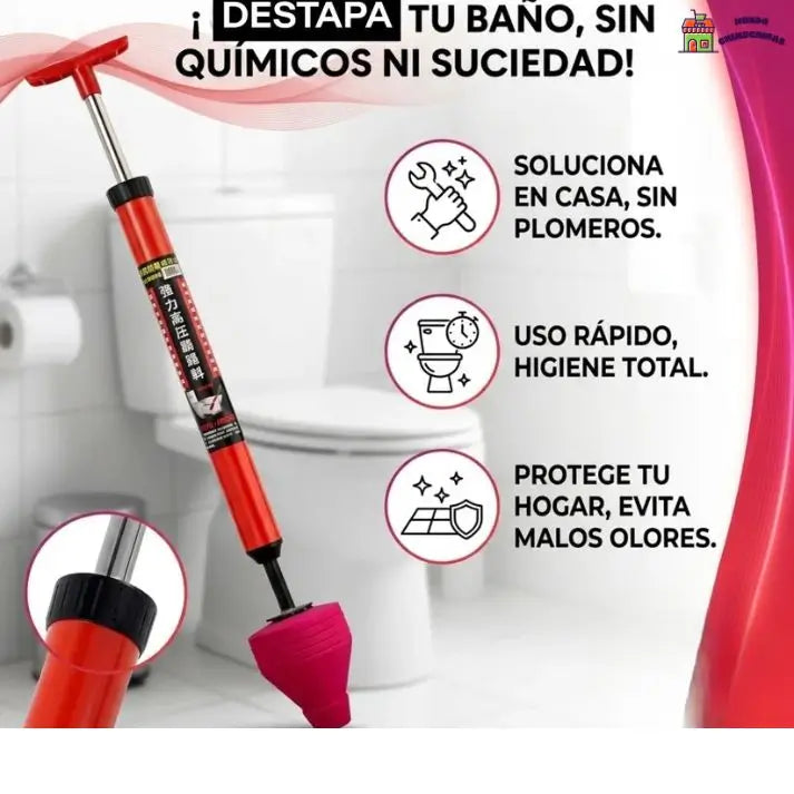 MaxiSopapo - Destapa cañerías en segundos y sin químicos