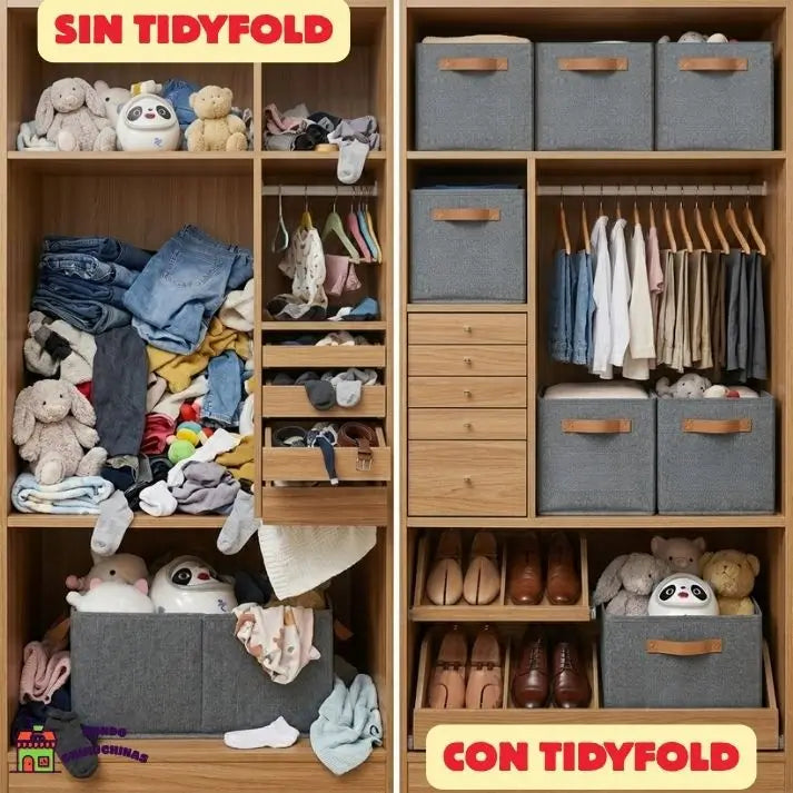 TidyFold - Ropa organizada y fácil de mover